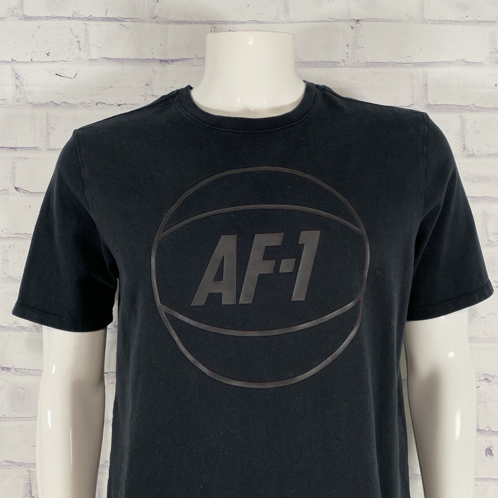 Nike Shirt Men's Large Sportswear AF1 Black Heavyweight T-Shirt Air Force 1